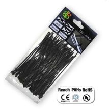 Lot de 1000 serre-câbles noir aux uv professionnelle 2,5 x 100 mm nylon industrie câble wahooart jarretelles jarretelles binder