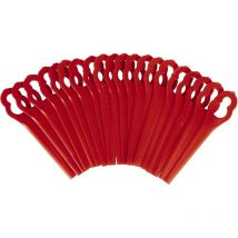 Paryou - Lot de 100Pcs Lames de Rechange Coupe Bordure LIDL,Gros Trou 10mm,Petit Trou 5mm