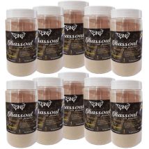Lot de 10kg de ghassoul argile blanc traditionnel Beldi naturel BIO,du Maroc