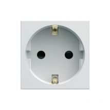 Prise de courant Schuko gallery 2P+T pure (WXF160B)