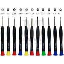 Lot de 11 mini tournevis cruciformes à fente magnétique pour montres, lunettes, bijoux, ordinateurs, ordinateurs portables, appareils électroniques