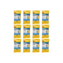 Lot de 12 additifs imperméabilisants béton et mortier Sika Sika Cem Hydrofuge Poudre - 100g
