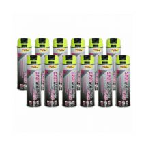 Colormark - Lot de 12 Aérosols de marquage SpotMarker Fluo Couleur: Rouge fluo