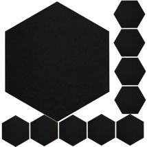 Feiyue - Lot de 12 autocollants muraux multifonctionnels, panneau sonore isolé, hexagone, décalcomanie murale à faire soi-même