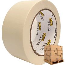 Lot de 12 cartons de masquages Outilpro travaux peinture 48 mm x 50 m (carton de 24)
