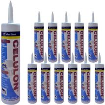lot de 12 de 12 Scellant pour joints en bois de cèdre 300ml Red Devil