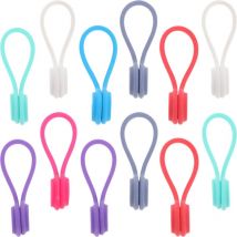 Feiyue - Lot de 12 enrouleurs de câbles magnétiques pratiques pour la maison et le bureau