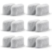 Zvd - Lot De 12 Filtres À Eau À Charbon De Rechange Compatibles Pour Cafetières – Compatible Avec Toutes Les Machines À Café
