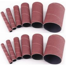 Lot de 12 manchons de ponçage pour ponceuse oscillante 11,4 cm - Ulisem