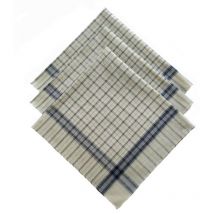 Lot de 12 mouchoirs Homme travail 47x51 cm 100% coton