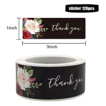 Lot de 120 autocollants de remerciement pour enveloppes et scrapbooking