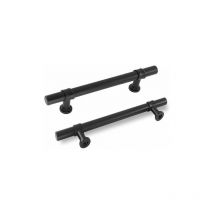 Lot de 15 Poignee de Meuble Cuisine Noir Poignées Noires Entraxe 128mm Poignet de Porte Cuisine Poignée Meuble Poignée Cuisine Poignée Meuble Noir