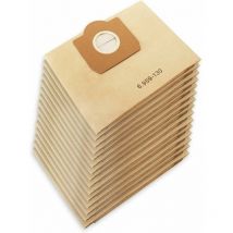 Lot de 15 Sacs Aspirateur pour Karcher WD3 MV3 6.959-130.0, Karcher WD3 1629 MV3 Premium, Sacs Filtre en Papier de Rechange pour Aspirateur Wet &