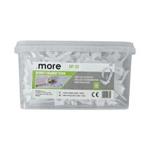 Ecolight - Lot de 150 colliers à embase blanc UP-30 M20382 eco light