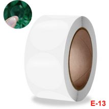 Linghhang - Lot de 1500 autocollants ronds transparents (3,8 cm de diamètre), enveloppes transparentes pour enveloppes, emballages auto-adhésifs,