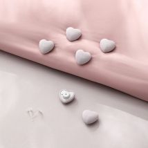 Lot de 16 Clips de Fixation Ronds pour Housse de Couette, Motif Champignon avec Boutons, pour Housse de Couette de Chambre à Coucher