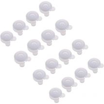 Lot de 16 clips pour housse de couette, cadre d'angle pour housse de couette, clip pour couette en forme de donut