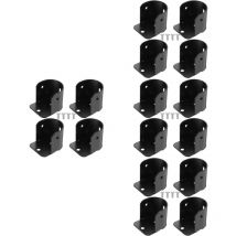 Lot de 16 supports de tringle à rideau à bride pour tringle de douche