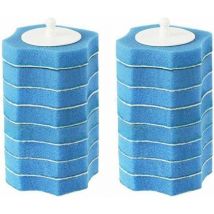 Ersandy - Lot de 16 têtes de rechange jetables pour brosse wc