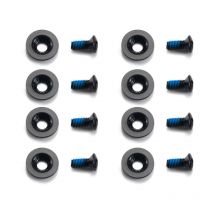 Lot de 16 vis M6 pour fixation de snowboard, 1 jeu de vis fixes pour snowboard, accessoires de ski pour fixations de snowboard, 8 vis, 8 rondelles