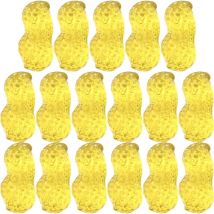 Lot de 17 pendentifs en cristal en forme d'arachides, ornements de table en forme d'arachides, décorations de mariage pour le Nouvel An