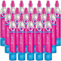 Sodastream - Lot de 18 cylindres de gaz co2 60l quick connect pour machine à gazéifier 18 x cylindre quick connect