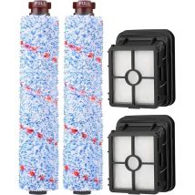 Lot de 2 accessoires de filtre en rouleau de brosse, compatibles avec les séries Bissell Crosswave 17132, 2225N, 2582N, 25821, 2519, 1785, 1926,