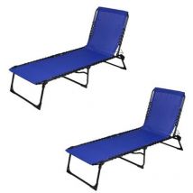 Sunnydays - Lot de 2 bains de soleil