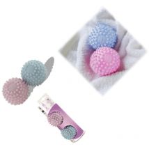 Lot de 2 balles anti-froissage