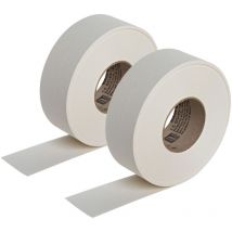 Semin - Lot de 2 bandes joint papier pour réaliser les joints des plaques de pâtre en association avec un enduit - 75 m