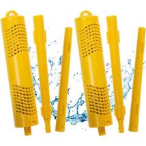Lot de 2 bâtonnets de filtres minéraux pour spa pour piscine et bain à remous Durée de vie de 4 à 6 mois Cartouche à vie réduisant les besoins en