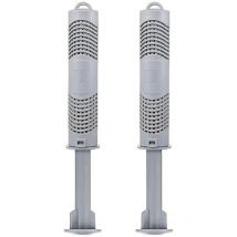 Lot de 2 bâtons de filtre à ions minéraux pour spa, bâtons minéraux pour spa, bâtons d'ions minéraux en zinc pour bain à remous
