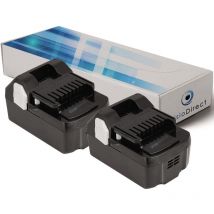 Visiodirect - Lot de 2 batteries pour Hitachi R18DSL scie alternative 3000mAh 18V