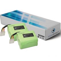Visiodirect - Lot de 2 batteries pour Neato XV-15 7.2V 3500mAh