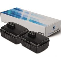 Visiodirect - Lot de 2 batteries pour Ryobi CAH120LK marteau perforateur 2000mAh 12V