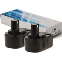 Visiodirect - Lot de 2 batteries pour Ryobi CMD-1802 perceuse sans fil 3000mAh 18V