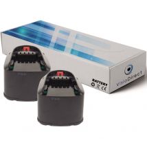 Visiodirect - Lot de 2 batteries type 2 607 336 208 pour Bosch 3000mAh 18V