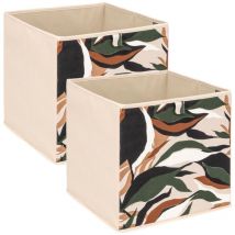 Lot de 2 boites de rangement lauria