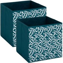 Lot de 2 boites de rangement OLIVIA