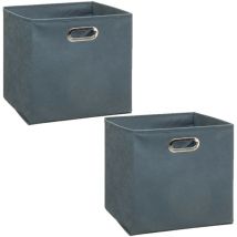 Lot de 2 Boîtes de rangement pliable