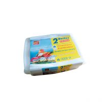 Lot de 2 boites micro-onde 1.5 litre Elbe 654392