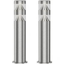 Lot de 2 bornes nora Inox 9W 1000 lumens - H40cm