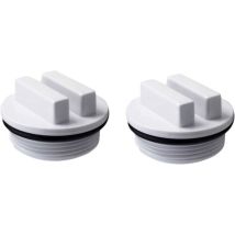 Lot de 2 Bouchon d'hivernage et filtre de piscine SP1022C avec joint torique pour l'hivernage des piscines pendant la saison hivernale et pour la