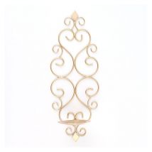 Lot de 2 bougeoirs muraux pour applique murale