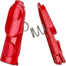 Aiperq - Lot de 2 boutons de verrouillage à clip avec ressort pour Dyson V7 V8 V10 V11 V15 aspirateur pièces de rechange à entraînement électrique