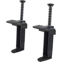 Treetalk - Lot de 2 Brique Doublure Coureur Nivellement Mesure Fil Tiroir Outil, Outils de Maçonnerie pour Brique et Tiroir Pinces de Fixation pour