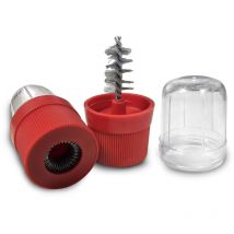 Lot de 2 brosses metalliques nettoyage cosses et bornes de batterie