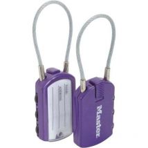 Lot de 2 cadenas à combinaison porte adresse 30 mm - Master Lock