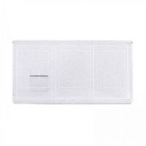Lot de 2 cadres photo décoratifs pour 3 photos, à poser, transparents et pailletés