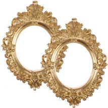 Lot de 2 cadres photo rétro pour présentation de bijoux, accessoires de prise de vue, décoration de cadre photo
